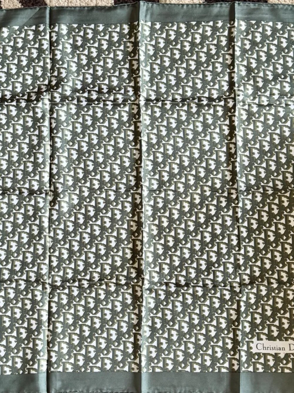 Vintage Christian Dior Silk Scarf 30